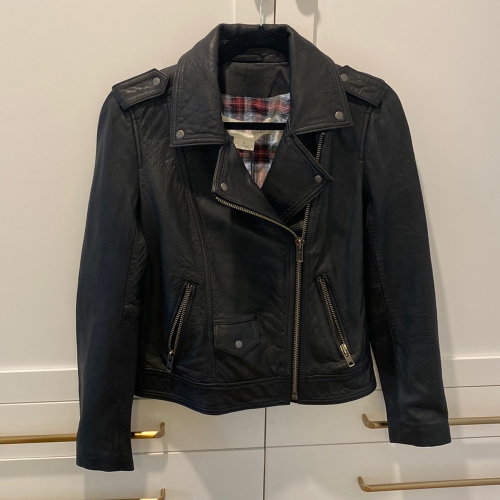 Treasure and Bond leather Moto jacket. NWT